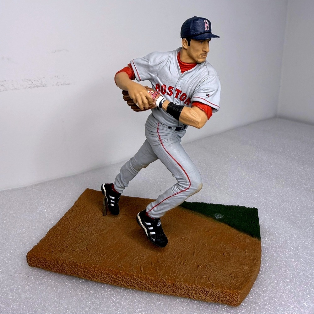 McFarlane MLB Series 1 Nomar Garciaparra Boston Red Sox Figure Grey Jersey